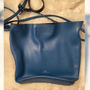 Coach - Lapis Blue Leather Crossbody